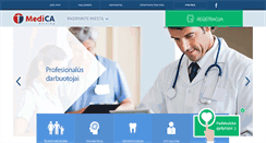 Desktop Screenshot of medicaklinika.lt